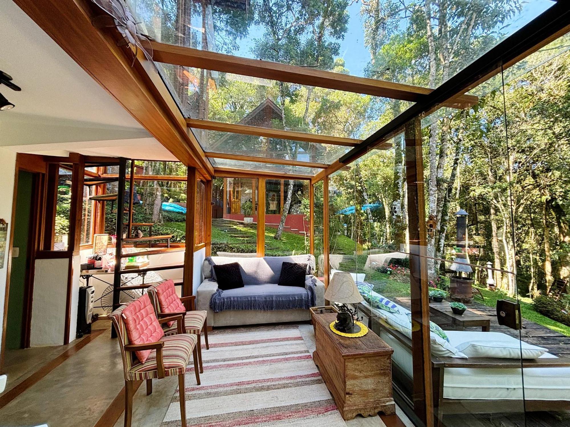 Casa de férias .cabana Camaleao Campos do Jordão